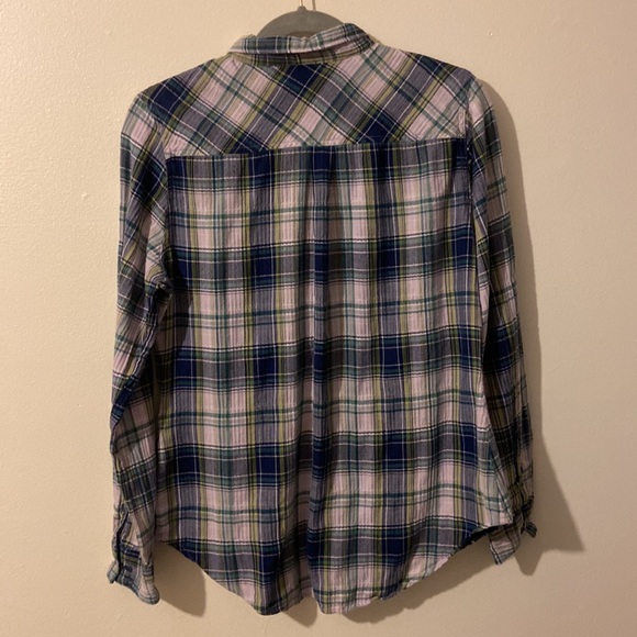 WOOLRICH LONG SLEEVE PLAID BUTTON UP SHIRT SIZE MEDIUM - Picture 6 of 10